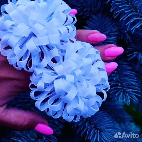 Бантики белые