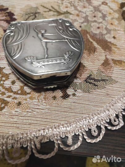 Винтажная пудреница, СССР