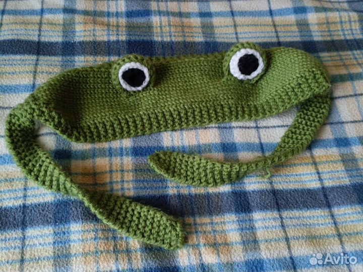 Повязка на голову вязаная