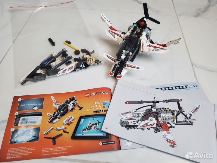 Lego Technic Сверхлёгкий вертолёт 42057