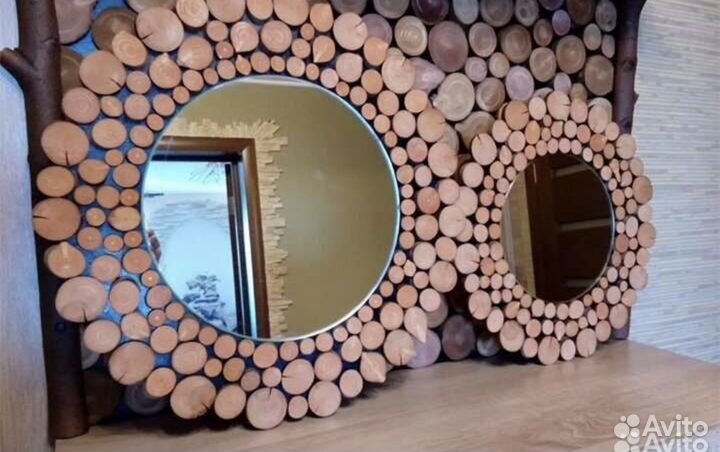 Панно из можжевельника для бани