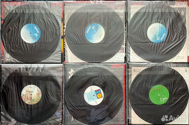 Винил производства Япония и США хард рок