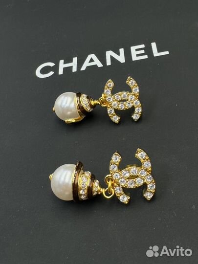 Серьги Chanel