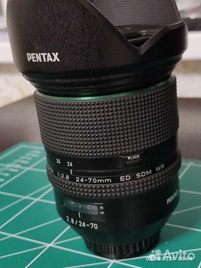 Объектив HD Pentax-D FA 1:2.8 24-70 mm ED SDM WR