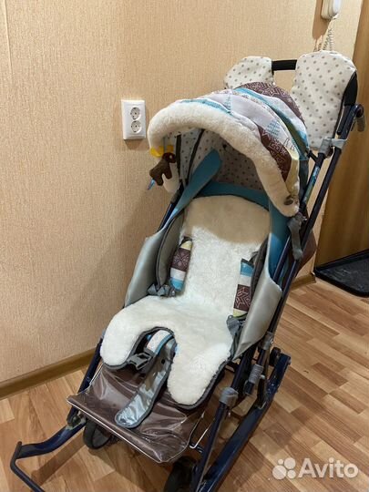 Санки коляска ника