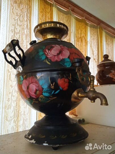 Самовар электрический расписной