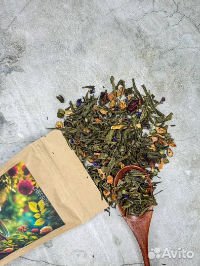 Зеленый Чай Летний Поцелуй от 100 грамм