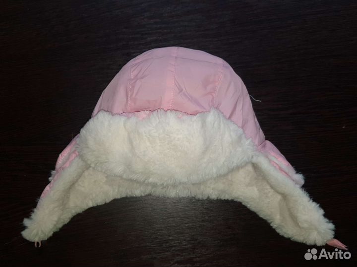 Детская замняя шапка для девочки