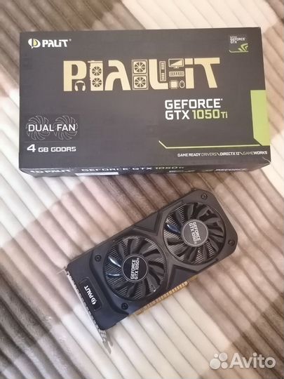 Geforce GTX 1050TI palit dual
