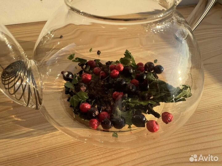 Иван-чай со смородиной 1кг, ягоды, чистый состав