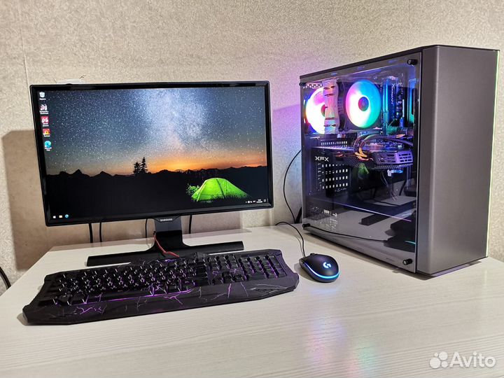 Игровой пк AMD FX8320E / RX580 8GB / 16GB