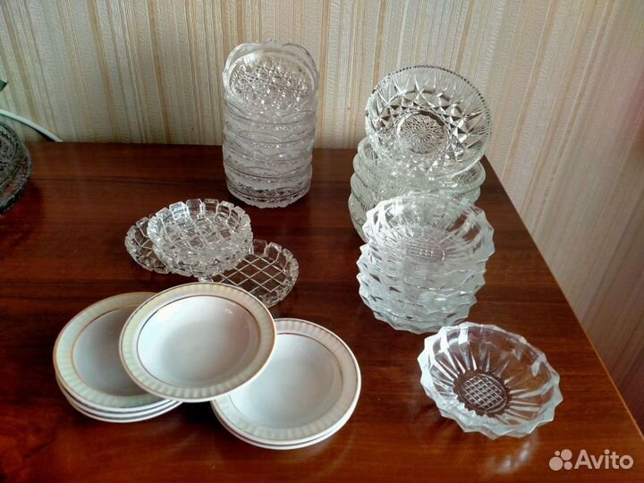 Розетки хрустальные