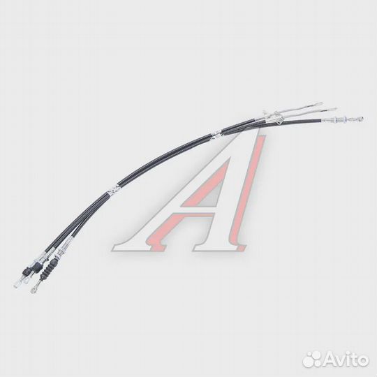 Трос ручного тормоза газ-3302 (к-т 3 шт.) pravt
