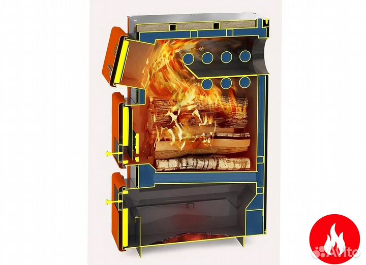 Твердотопливный котел теплодар куппер про-28 (2.0)