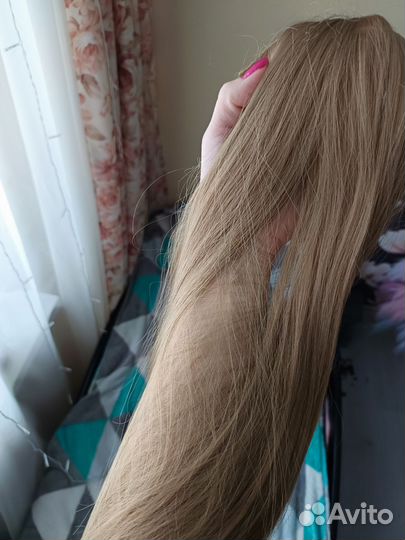 Волосы пряди на заколках искусственные