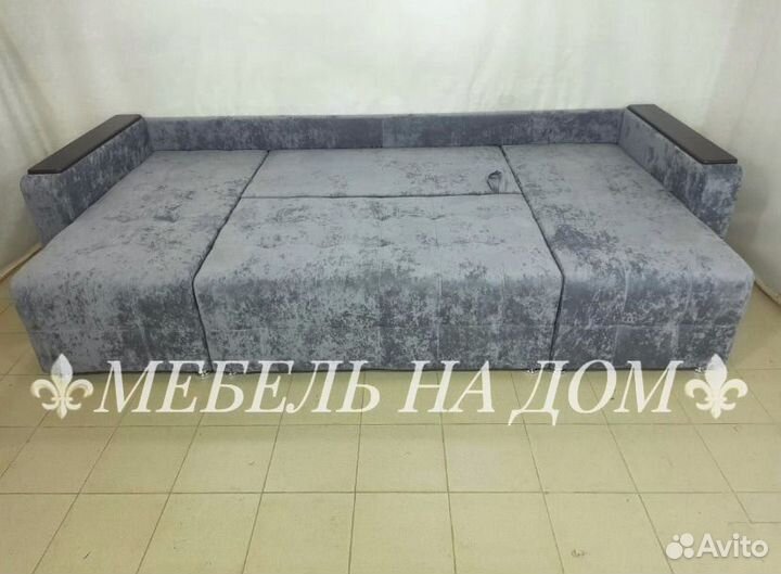 Диван П образный П008