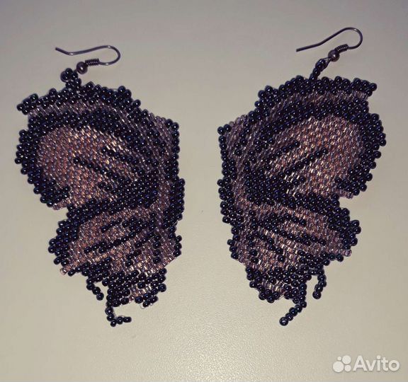 Серьги из бисера