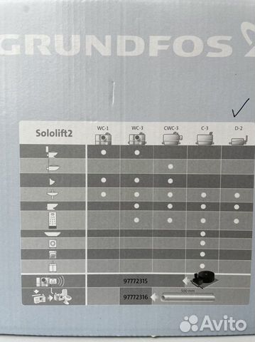 Насос grundfos sololift D-2