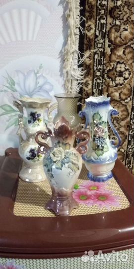 Вазы для цветов,пиалы,салатницы и креманки