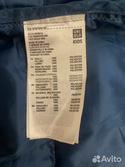 Куртка для девочки uniqlo детская 11 лет