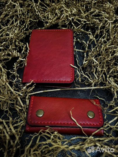 Обложка на паспорт натуральная кожа ручная работа