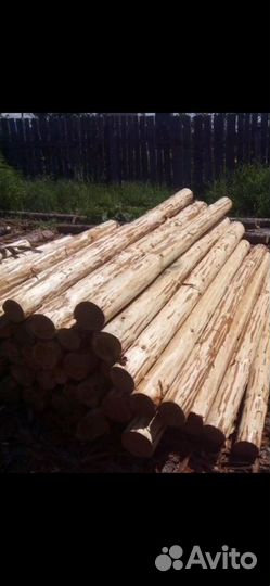 Столбы лиственные