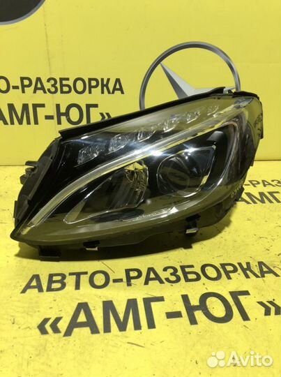 Мерседес W205 C205 Фара левая 1 линза