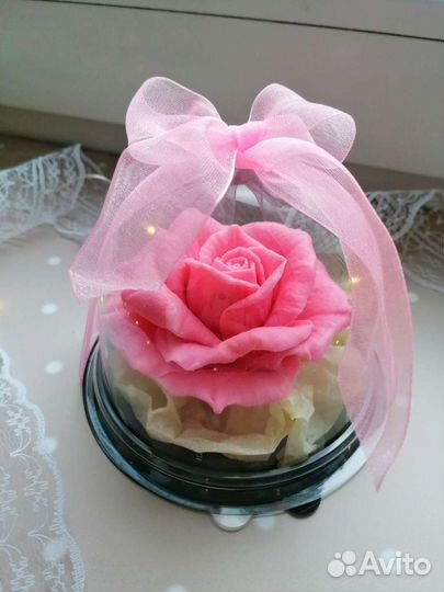 Мыло ручной работы роза