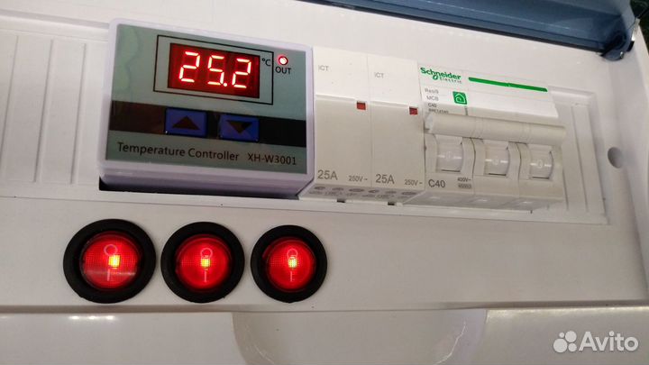 Автоматика для коптильни 380V мощность до 8 квт