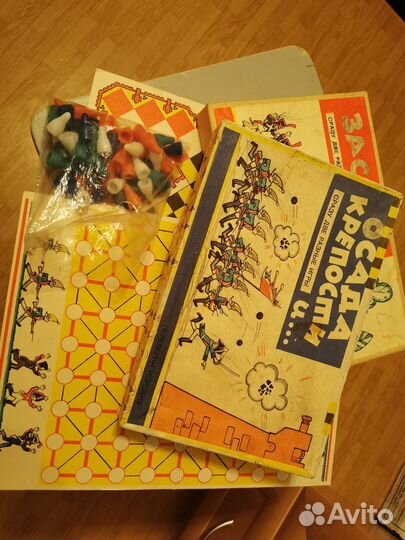 Настольные игры разные. СССР