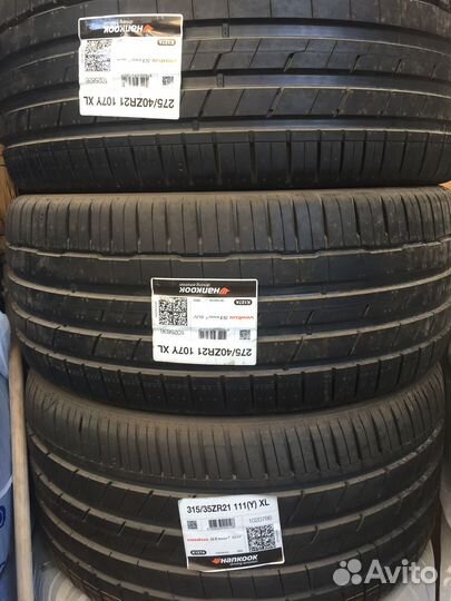 Hankook Ventus S1 Evo3 SUV K127A 275/40 R21 и 315/35 R21 112Y