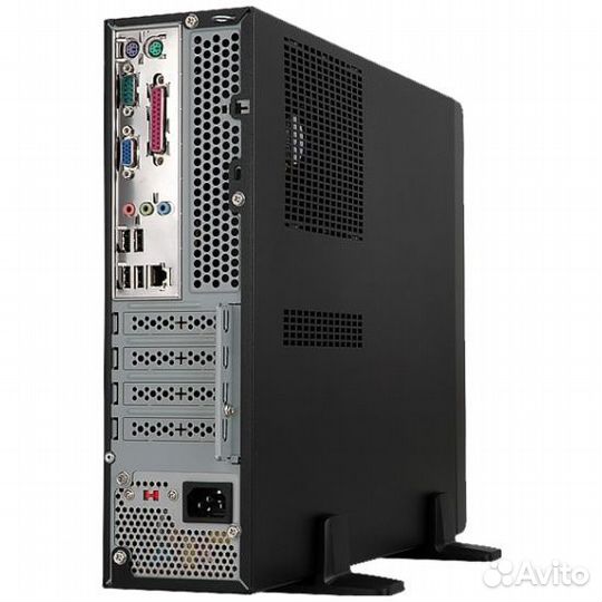 Корпус DeskTop inwin BL641 Black microatx