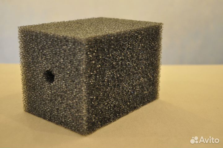 Губка крупнопористая для аквариума 85*140мм