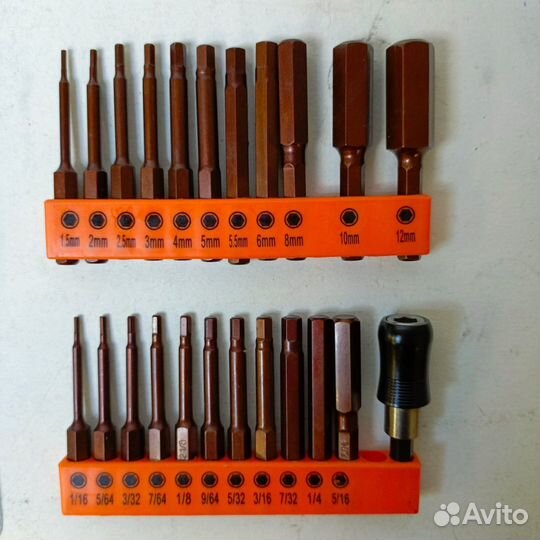 Набор бит магнитных с трещеткой 23 шт