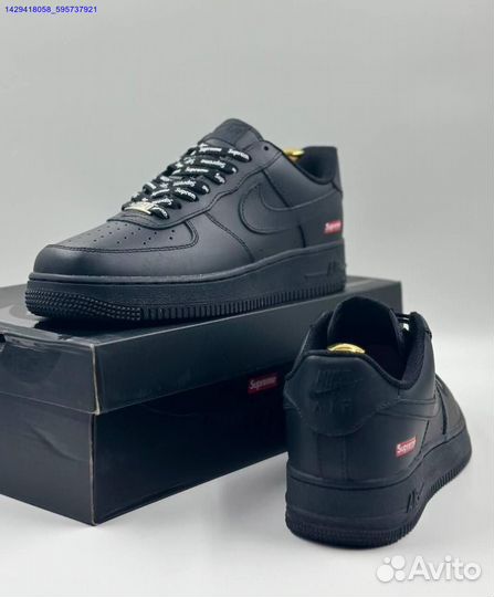 Кроссовки Nike Air Force 1 Low & Supreme (Арт.32093)