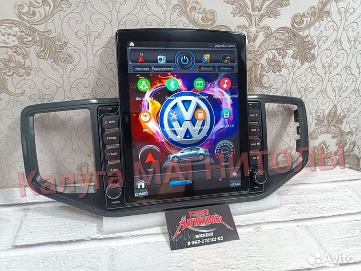 Магнитола Volkswagen Amarok android Tesla