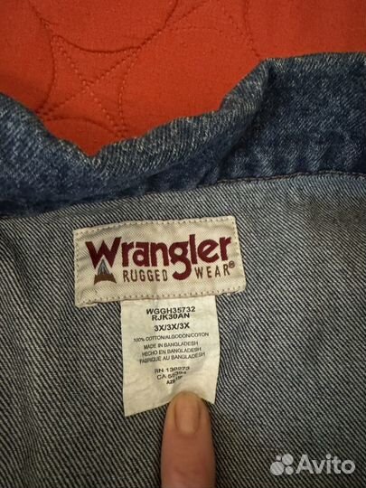 Куртка джинсовая wrangler новая