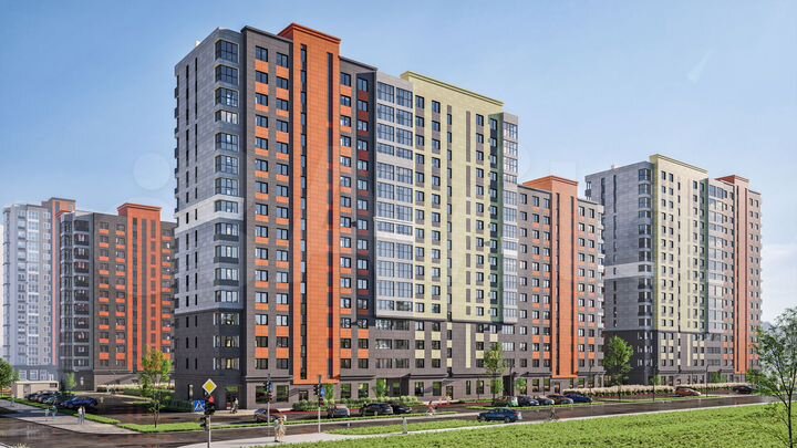 1-к. квартира, 50,9 м², 12/16 эт.