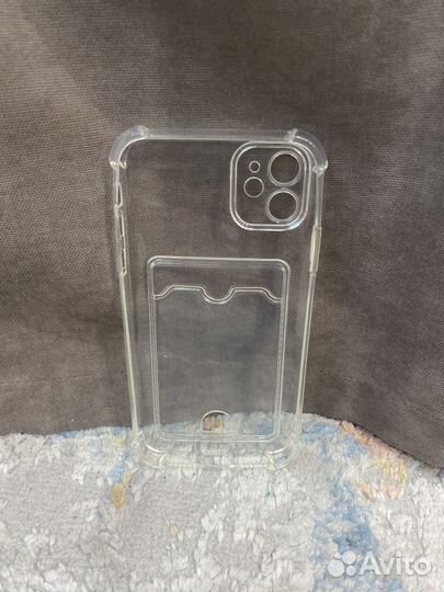 Чехол на iPhone 11 прозрачный с картой