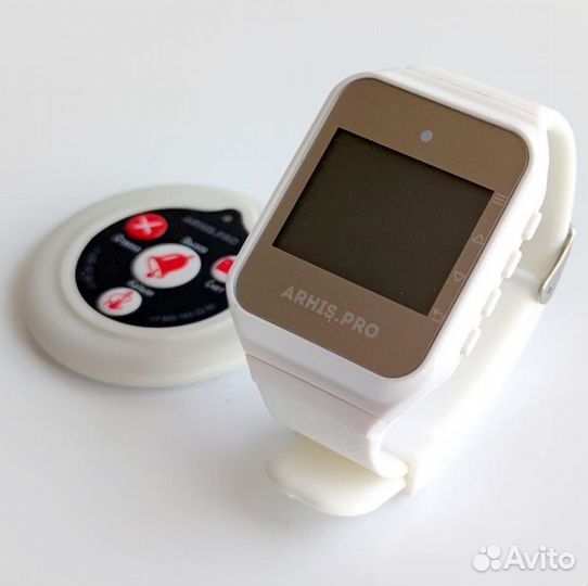 Кнопка вызова официанта в ассортименте с часами