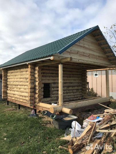 Построю баню пол ключ, ремонт старой бани