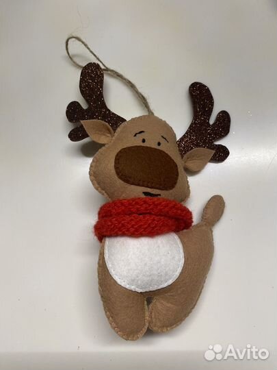 Новогодняя игрушка ручной работы. Ёлочная игрушка