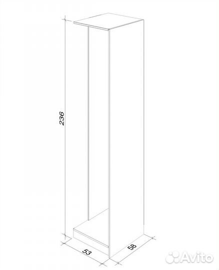 Дополнительный угловой шкаф IKEA PAX/пакс икеа