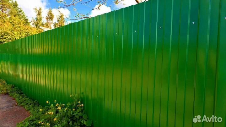 Забор из профнастила