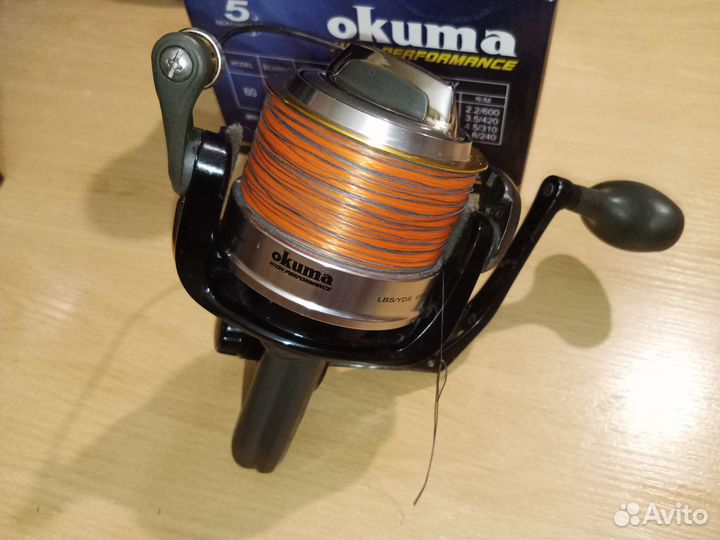 Катушка рыболовная okuma axeon axll-60