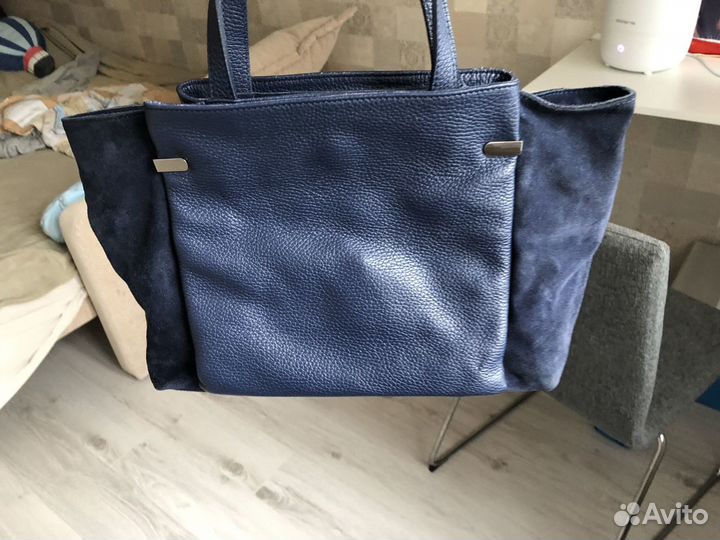 Сумка натуральная замша