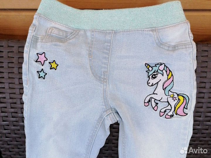 Джинсы 116 для девочки