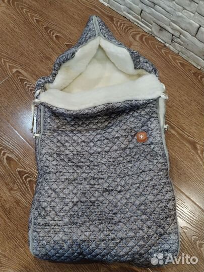 Зимний конверт в коляску