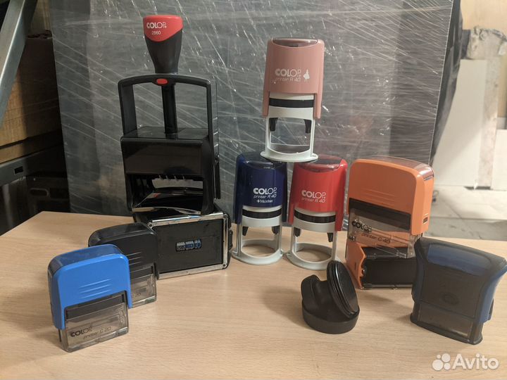 Оснастки - штампы, датеры, печати