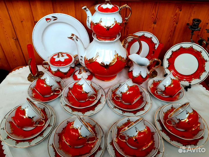 Винтажный сервиз Барановка 